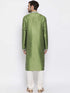 Men's Green Silk Kurta Pyjama Set